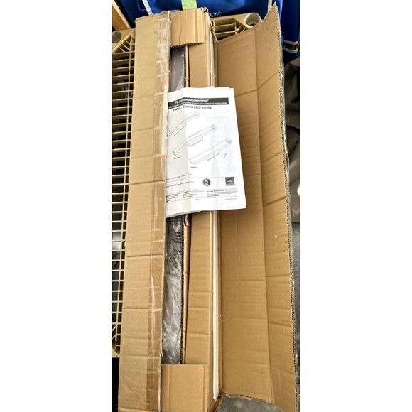 NIB Lithonia Lighting LED Vanity Light-Brushed Nickel - Picture 6 of 8